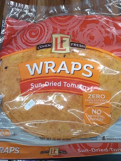 Is it Low FODMAP? L'oven Fresh Wraps Sun-dried Tomato