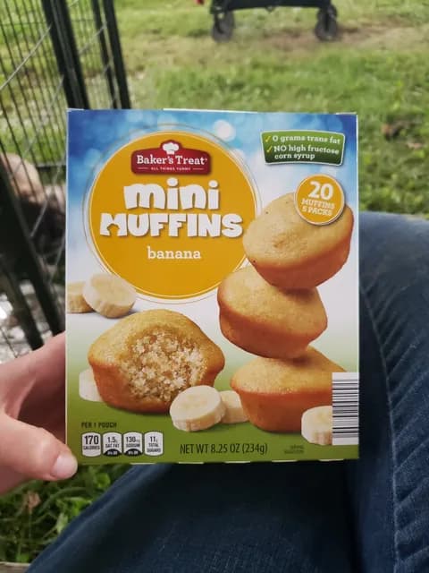 Baker'S Treat Banana Mini Muffins
