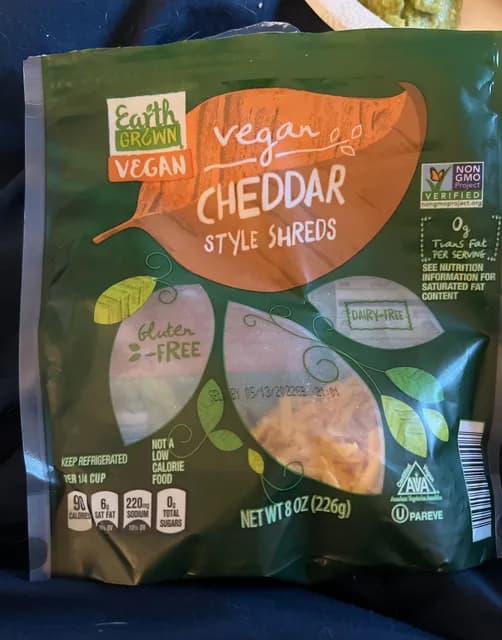 Is it Candida Diet Friendly? Earth Grown Vegan Cheddar Style Shreds