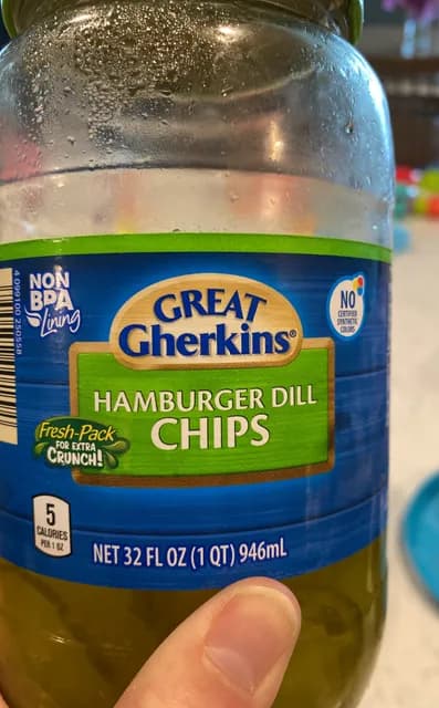Great Gherkins Hamburger Dill Chips