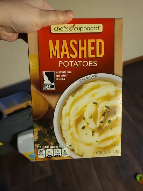 Is it Pescatarian? Chef's Cupboard Mashed Potatoes