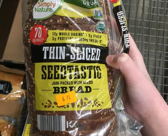 Is it Pescatarian? Simply Nature Thin-sliced Seedtastic Bread Jam-packed With Seeds