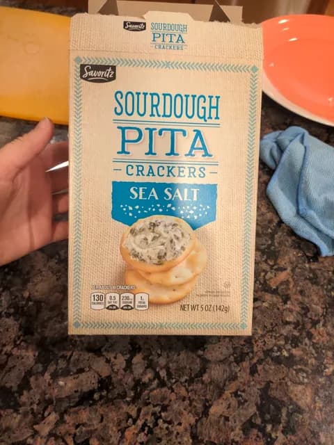 Is it Alpha Gal Friendly? Savoritz Sourdough Pita Crackers Sea Salt