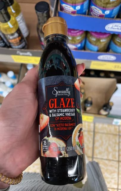 Specially Selected Glaze With Strawberry & Balsamic Vinegar Of Modena