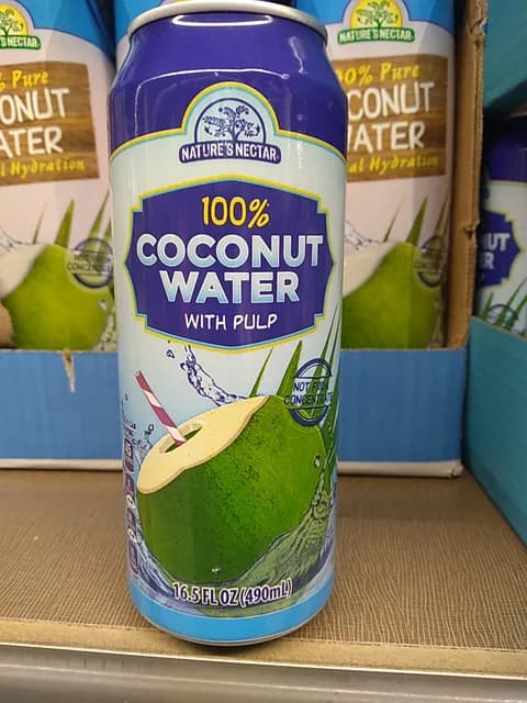 Nature'S Nectar 100% Coconut Water With Pulp