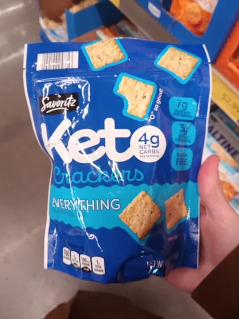 Is it Dairy Free? Savoritz Keto Crackers Everything