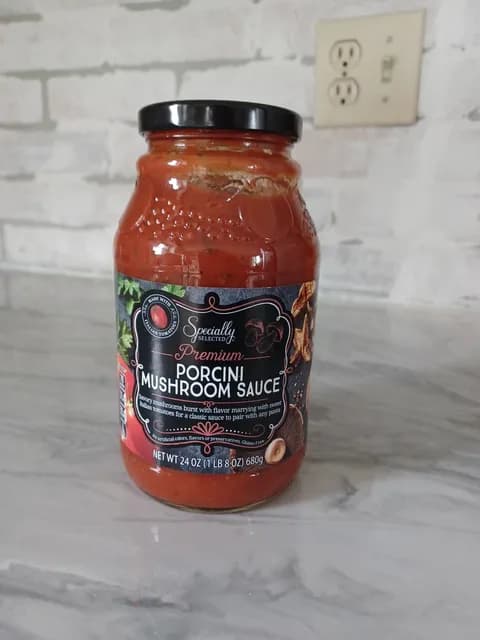 Is it Almond Free? Specially Selected Premium Porcini Mushroom Sauce