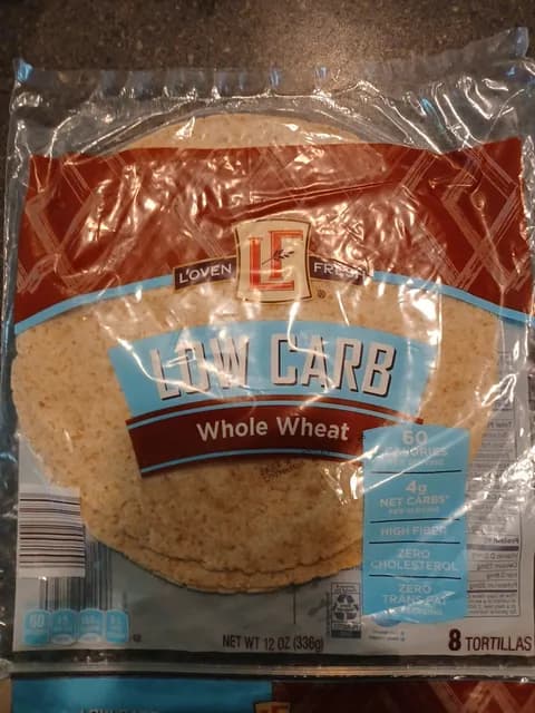 L'oven Fresh Low Carb Whole Wheat Tortillas