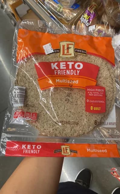 Is it Walnut Free? L'oven Fresh Keto Friendly Multiseed Tortilla Wraps