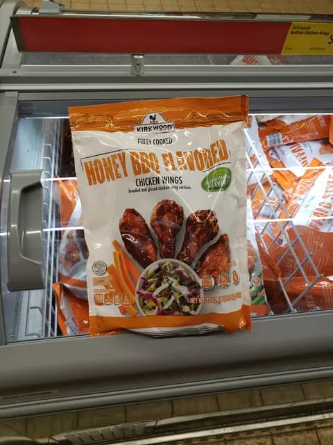 Kirkwood Fully Cooked Honey Bbq Flavored Chicken Wings