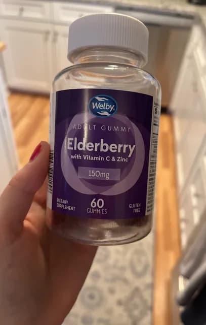 Welby Elderberry With Vitamin C & Zinc Adult Gummy