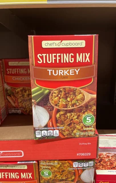 Chef's Cupboard Turkey Flavor Stuffing Mix