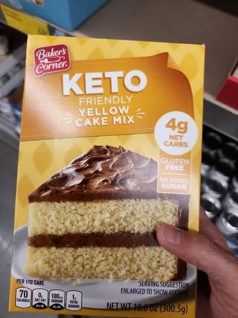 Baker's Corner Keto Friendly Yellow Cake Mix