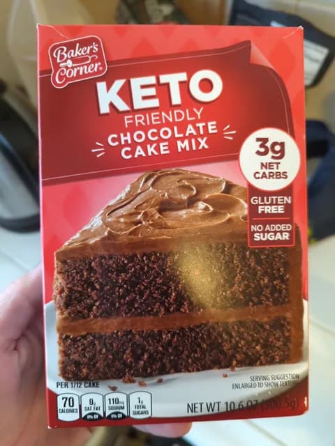 Baker's Corner Keto Friendly Chocolate Cake Mix