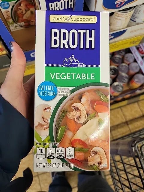 Is it Vegetarian? Chef's Cupboard Fat Free Vegetable Broth