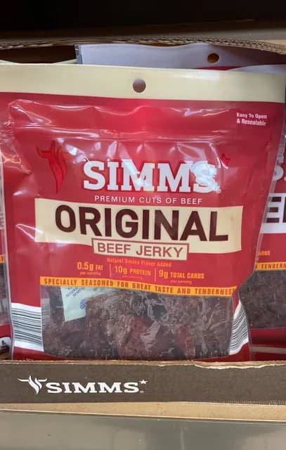 Is it Mediterranean Diet Friendly? Simms Premium Cuts Of Beef Original Beef Jerky