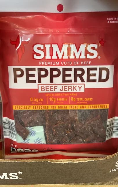 Simms Peppered Beef Jerky