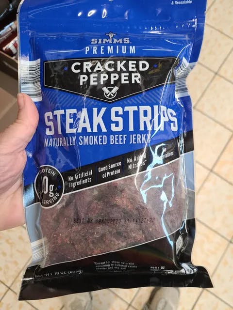 Simms Premium Cracked Pepper Steak Strips