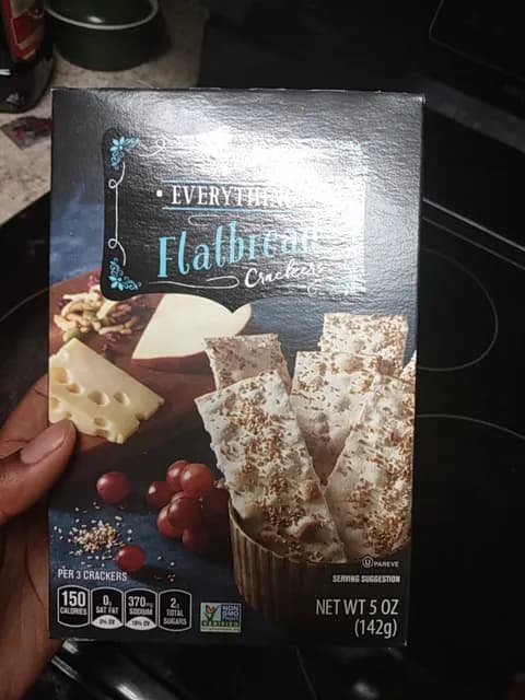 Specially Selected Everything Flatbread Crackers