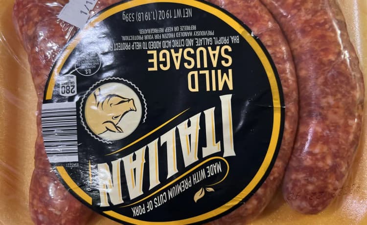 Aldi Italian Mid Sausage