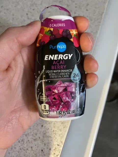 Puraqua Acai Berry Energy Liquid Water Enhancer