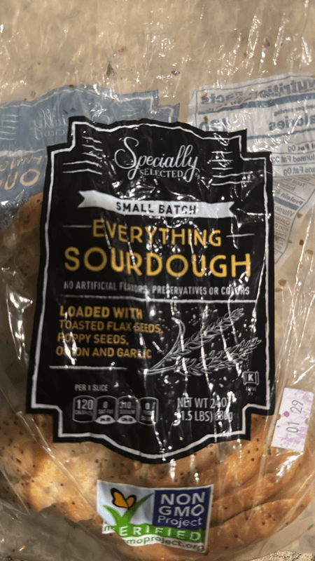 Specially Selected Everything Sourdough Loaf