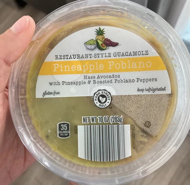 Park Street Deli Restaurant-Style Guacamole Pineapple Poblano