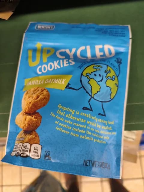 Is it Fish Free? Benton’s Upcycled Vanilla Oatmilk Cookies