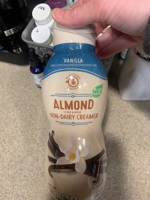 Is it Milk Free? Barissimo Coffee Almond Non-dairy Creamer Vanilla