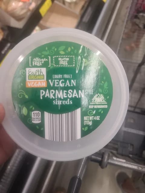 Earth Grown Vegan Parmesan Style Shreds