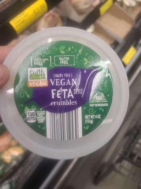 Earth Grown Vegan Feta Style Crumbles