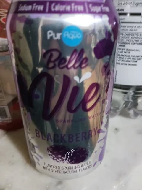 Pur Aqua Belle Vie Blackberry Sparkling Water