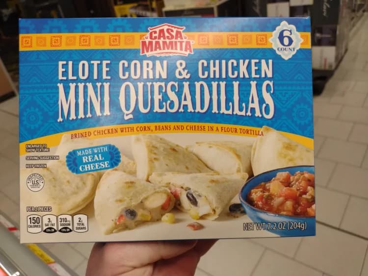 Casa Mamita Elote Corn & Chicken Mini Quesadillas