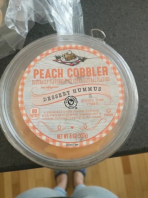 Park Street Deli Peach Cobbler Dessert Hummus