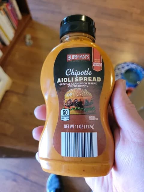 Is it Hazelnut Free? Burman's The Perfect Finish Chipotle Aioli Spread