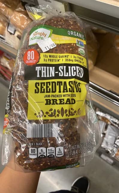 Is it Nitrate & Nitrite Free? Simply Nature Thin-sliced Seedtastic Bread