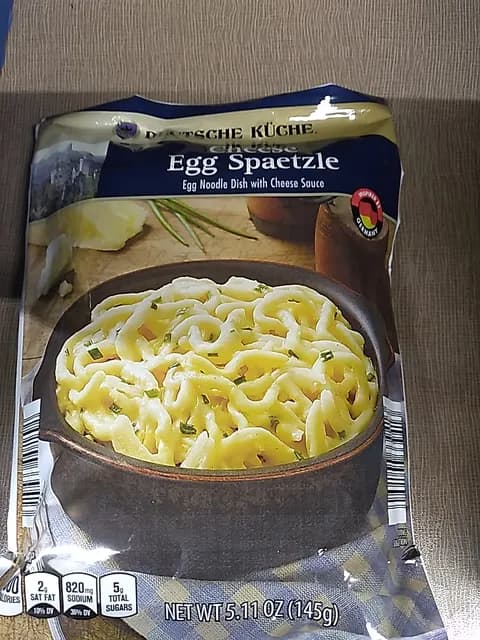 Is it Shellfish Free? Deutsche Kuche Cheese Egg Spaetzle