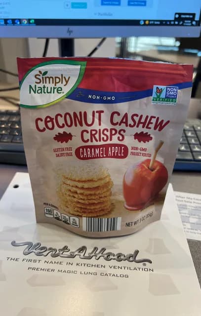 Is it Eosinophilic Esophagitis Friendly? Simply Nature Coconut Cashew Crisps Caramel Apple