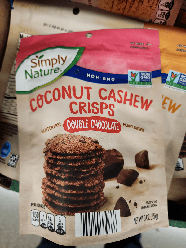 Simply Nature Chocolate Coconut Cashew Crisps