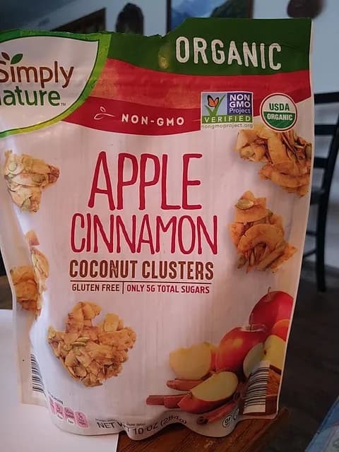 Simply Nature Organic Apple Cinnamon Coconut Clusters