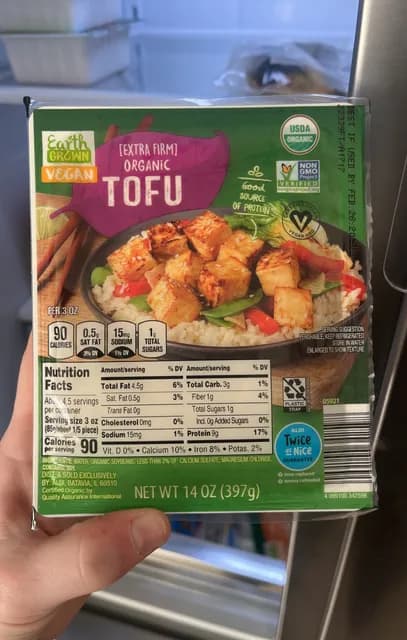 Earth Grown Vegan Organic Tofu