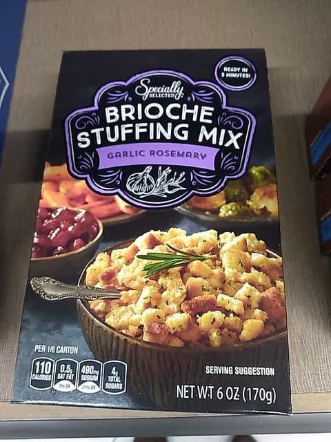 Is it Corn Free? Specially Selected Brioche Stuffing Mix Garlic Rosemary