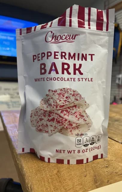 Choceur Peppermint Bark White Chocolate Style