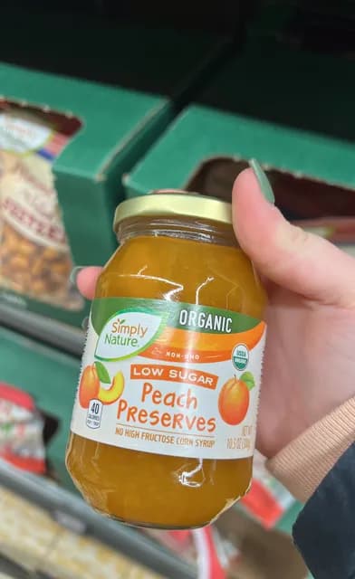 Simply Nature Organic Peach Preserves