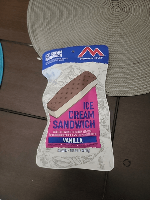 Mountain House Vanilla Ice Cream Sandwich