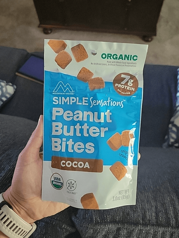 Mountain House Simple Sensations Peanut Butter Bites Cocoa