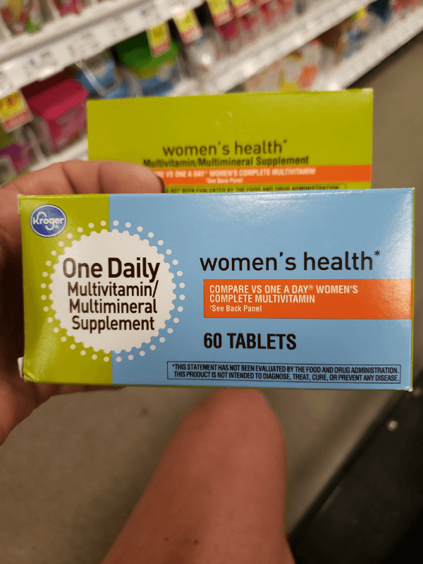 Kroger Women'S Health One Daily Multivitamin/Multimineral Supplement