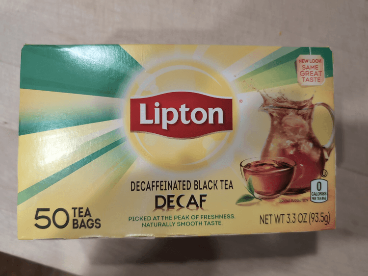 Lipton Decaffeinated Black Tea Decaf