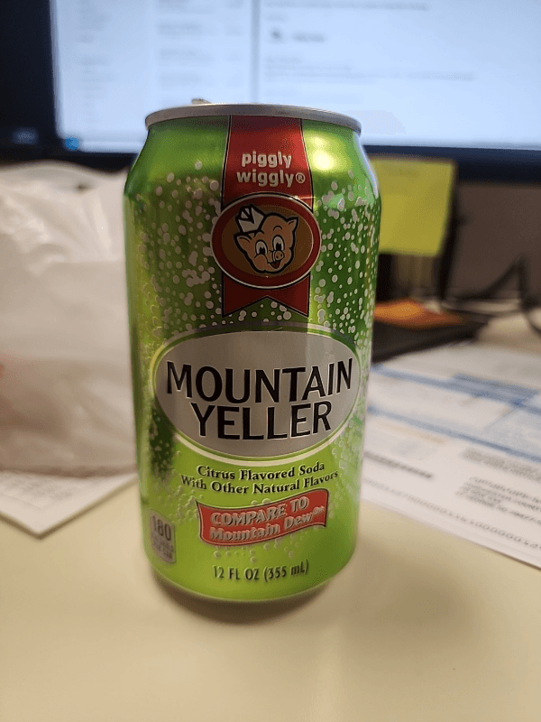 Piggly Wiggly Mountain Yeller Citrus Flavored Soda With Other Natural Flavors