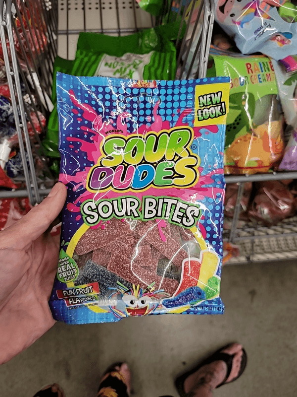 Sour Dudes Sour Bites Fun Fruit Flavors
